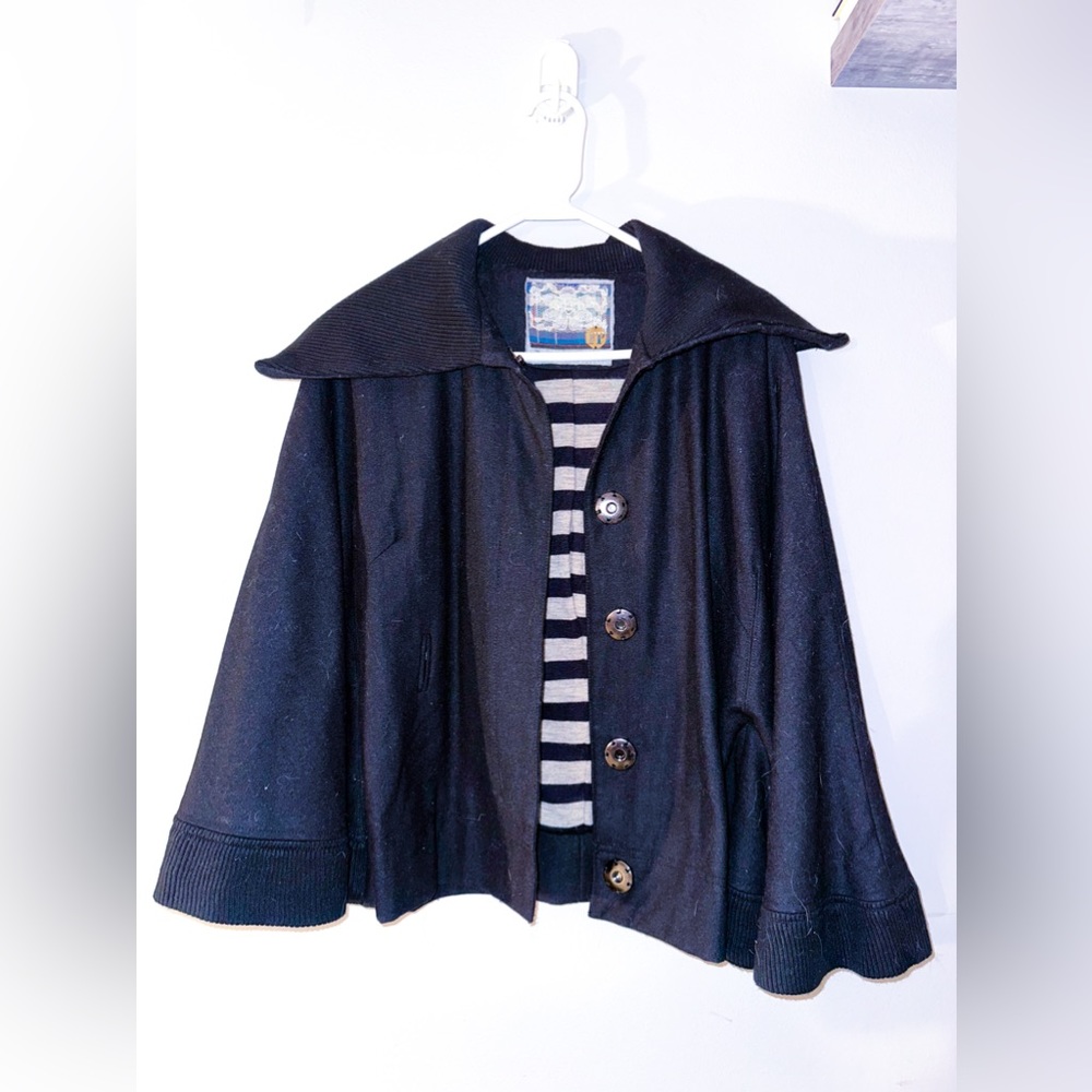 XS black free people coat